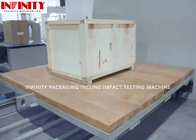 Rango de velocidad de impacto 1,305-3,78 M/s Máquina de ensayo de embalaje con tamaño de placa de impacto W1600 × H1600 mm